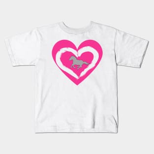 Heart of a Horse Kids T-Shirt